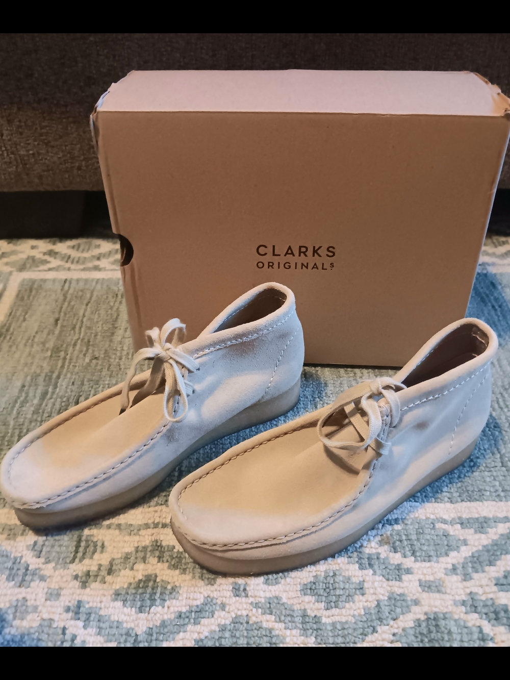 Clarks Women's Wallabees Boots in Light Beige